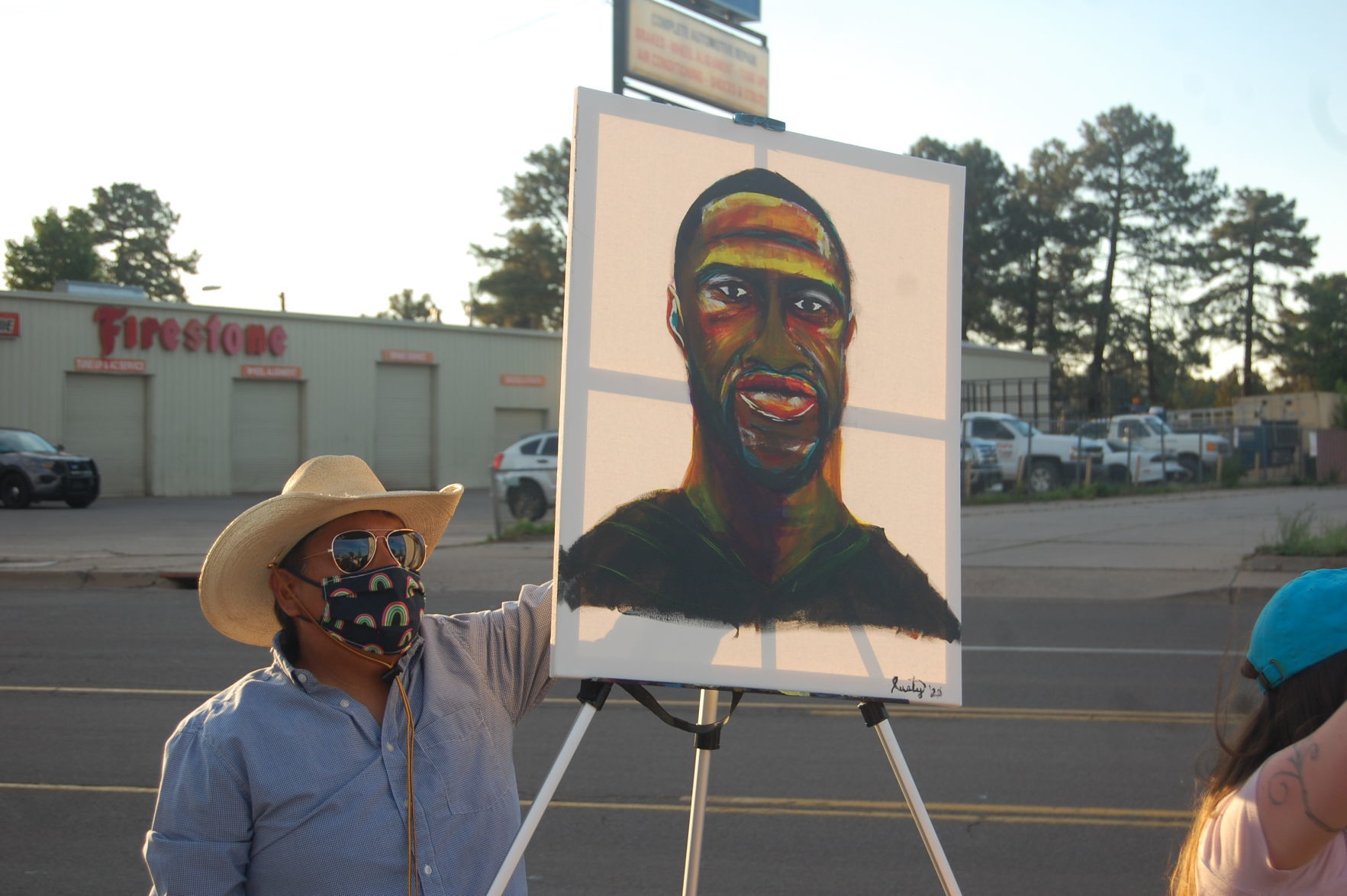 Protesters in Show Low